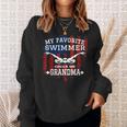 Swim Grandma Tshirt US American Flag Swimming Tee Sweatshirt Gifts for Her