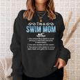 Swim Mom Definition Swimming Mom Of A Swimmer Mama Sweatshirt Gifts for Her Swim Mom Definition Swimming Mom Of A Swimmer Mama Sweatshirt Gifts for Her