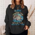 Swimmer Swim Sloth Swimming Team Retro Sweatshirt Gifts for Her Swimmer Swim Sloth Swimming Team Retro Sweatshirt Gifts for Her