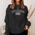 Swimming Dad Athletic Lettering Fathers Day Coach Sweatshirt Gifts for Her Swimming Dad Athletic Lettering Fathers Day Coach Sweatshirt Gifts for Her