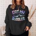 Swimming Eat My Bubbles Swim Watercolour Sweatshirt Gifts for Her Swimming Eat My Bubbles Swim Watercolour Sweatshirt Gifts for Her