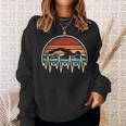 Swimming Heartbeat Retro Swim Swimmer Men Women Sweatshirt Gifts for Her Swimming Heartbeat Retro Swim Swimmer Men Women Sweatshirt Gifts for Her