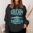 Swimming Parent Swimmer Mom Dad My Favorite Swim Meet Sweatshirt Gifts for Her