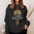Vintage Retro Canoe Paddle & Mountains Rafting Sweatshirt Gifts for Her