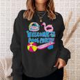 Welcome To The Pool Party Birthday Summer Family Swimming Sweatshirt Gifts for Her Welcome To The Pool Party Birthday Summer Family Swimming Sweatshirt Gifts for Her