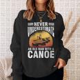 Women's Canoe Old Man Sweatshirt Gifts for Her