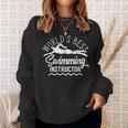 World's Best Swimming Instructor Teacher Coach Swim Men Women Kids Sweatshirt Gifts for Her World's Best Swimming Instructor Teacher Coach Swim Men Women Kids Sweatshirt Gifts for Her