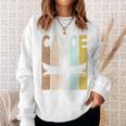 Canoe Vintage Canoeing Retro Canoe Paddling Premium Tri-Blend Sweatshirt Gifts for Her