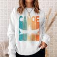 Canoe Vintage Canoeing Retro Canoe Paddling Raglan Baseball Tee Sweatshirt Gifts for Her