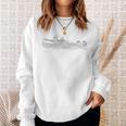 Minimalist Canoeing Water River Canoe Sweatshirt Gifts for Her