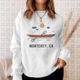 Monterey California Kayak Canoe Paddling Outdoor Sweatshirt Gifts for Her