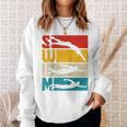 Swim Swimming Vintage Retro Swimmer Raglan Baseball Tee Sweatshirt Gifts for Her Swim Swimming Vintage Retro Swimmer Raglan Baseball Tee Sweatshirt Gifts for Her