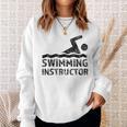 Swimming Instructor Lesson Swim Coach Sweatshirt Gifts for Her Swimming Instructor Lesson Swim Coach Sweatshirt Gifts for Her
