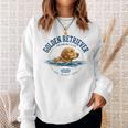 Women's Golden Retriever Swimming Sweatshirt Gifts for Her Women's Golden Retriever Swimming Sweatshirt Gifts for Her