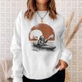 Women's Kayaking Sloth Kayak Kayaker Canoe Paddling Sweatshirt Gifts for Her