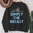 Breaststroke Swimming SwimmerShirt Sweatshirt Gifts for Old Women Breaststroke Swimming SwimmerShirt Sweatshirt Gifts for Old Women