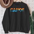 Canoe Canoeing Retro Canoe Sweatshirt Gifts for Old Women