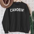Canoein' Sweatshirt Gifts for Old Women