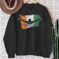 Cool Ireland Flag Vintage Irish Flag Swimmer Fly Swimming Sweatshirt Gifts for Old Women