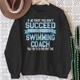 Fun Swimming Coach Meme Swimmer Saying Sweatshirt Gifts for Old Women Fun Swimming Coach Meme Swimmer Saying Sweatshirt Gifts for Old Women