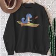 KayakRex Dinosaur Canoe Shirt Kayak For Children Sweatshirt Gifts for Old Women