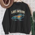 Lakes Lake Ontario Fishing Canoe Lighthouse Outdoor Sweatshirt Gifts for Old Women Lakes Lake Ontario Fishing Canoe Lighthouse Outdoor Sweatshirt Gifts for Old Women