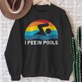 I Pee In Pools Swimmer Swimming Coach Player Graphic Sweatshirt Gifts for Old Women I Pee In Pools Swimmer Swimming Coach Player Graphic Sweatshirt Gifts for Old Women