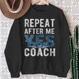 Repeat Yes Swim Coaching Swimming Coaches Sweatshirt Gifts for Old Women Repeat Yes Swim Coaching Swimming Coaches Sweatshirt Gifts for Old Women