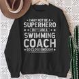 Superhero Swimming Coach Swimming Coach Humor Sweatshirt Gifts for Old Women Superhero Swimming Coach Swimming Coach Humor Sweatshirt Gifts for Old Women