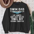 Swim Dad Definition Swimming Dad Of A Swimmer Dad Sweatshirt Gifts for Old Women