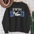 Swim Dad Of A Swimmer Dad Proud Swim Father Swimming Dad Sweatshirt Gifts for Old Women