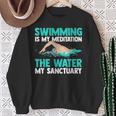 Swim Swimmers Swimming Sweatshirt Gifts for Old Women Swim Swimmers Swimming Sweatshirt Gifts for Old Women
