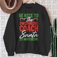 Swimming Coach Christmas Xmas Swimming Santa Sweatshirt Gifts for Old Women Swimming Coach Christmas Xmas Swimming Santa Sweatshirt Gifts for Old Women