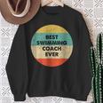 Swimming Coach Sweatshirt Gifts for Old Women Swimming Coach Sweatshirt Gifts for Old Women
