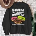 Swimming Donut Men Women Swimmer Sports Athlete Sweatshirt Gifts for Old Women Swimming Donut Men Women Swimmer Sports Athlete Sweatshirt Gifts for Old Women