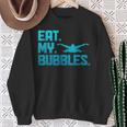 Swimming Eat My Bubbles Swimmer Swim Sweatshirt Gifts for Old Women Swimming Eat My Bubbles Swimmer Swim Sweatshirt Gifts for Old Women