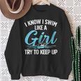Swimming For Men Women Kids Swimmer Swim Lovers Sweatshirt Gifts for Old Women