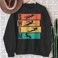 Swimming Swim Sweatshirt Gifts for Old Women Swimming Swim Sweatshirt Gifts for Old Women