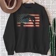 Swimming Swim Team Distressed American Flag USA Swimmer Sweatshirt Gifts for Old Women Swimming Swim Team Distressed American Flag USA Swimmer Sweatshirt Gifts for Old Women