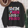 Swimming Swimmer Swim Mom Sweatshirt Gifts for Old Women