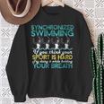 Synchronized Swimming Shirt Synchro Swimmer Artistic Sweatshirt Gifts for Old Women Synchronized Swimming Shirt Synchro Swimmer Artistic Sweatshirt Gifts for Old Women