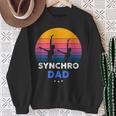 Synchronized Swimming Synchro Dad Sweatshirt Gifts for Old Women Synchronized Swimming Synchro Dad Sweatshirt Gifts for Old Women