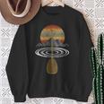 Vintage Retro Canoe Paddle & Mountains Rafting Sweatshirt Gifts for Old Women