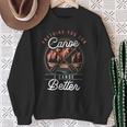 Women's Anything You Canoe I Canoe Better Kayak Canoeing Boat Lovers Sweatshirt Gifts for Old Women