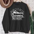 World's Best Swimming Instructor Teacher Coach Swim Men Women Kids Sweatshirt Gifts for Old Women World's Best Swimming Instructor Teacher Coach Swim Men Women Kids Sweatshirt Gifts for Old Women