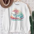 Canoe Bear Canoeing Raglan Baseball Tee Sweatshirt Gifts for Old Women