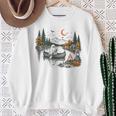 Canoe Ghost Camping Ghost Lake Halloween Spooky Fall Camping Sweatshirt Gifts for Old Women