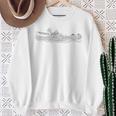 Minimalist Canoeing Water River Canoe Sweatshirt Gifts for Old Women