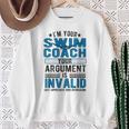 Swim Coach Swimming Coach Sweatshirt Gifts for Old Women Swim Coach Swimming Coach Sweatshirt Gifts for Old Women