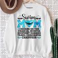Swim Mom Definition Swimming Mother Of A Swimmer Mom Sweatshirt Gifts for Old Women